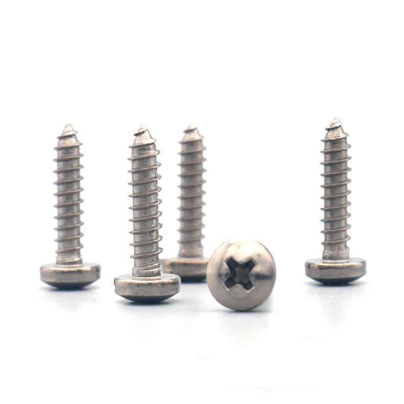 M4 Titanium Phillips Rounded Head Self Tapping Screws Fastener Manufacturer Supplier